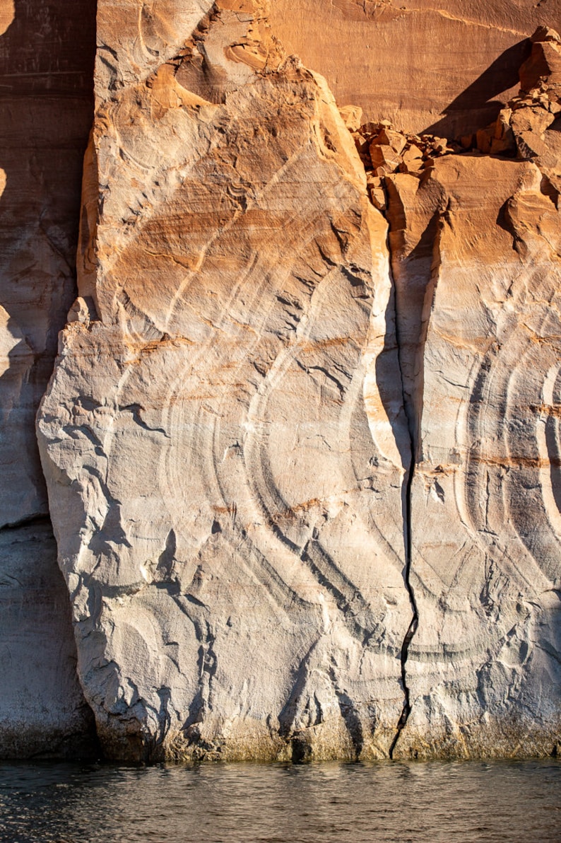 Lake Powell Wall Art Print Utah Wall Decor Abstract Etsy