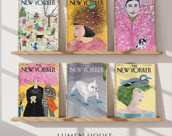Maira Kalman New Yorker Gallery Wall Set | Authentic Magazine Cover Printable Art Collection | Editorial Wall Decor