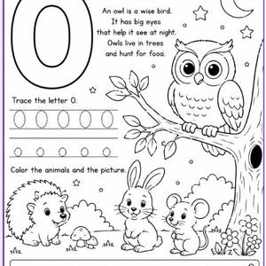 Learning and coloring book letters K/ S