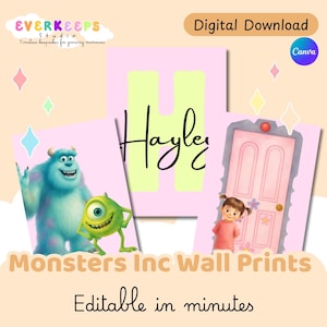 Monster Inc Door Printable - Etsy