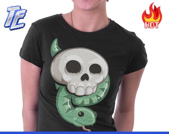 Womens : Dark Mark Shirt / Cute Shirt / Kawaii Tee / Potter T-shirt / Death Eater Tee / Harry T-shirt