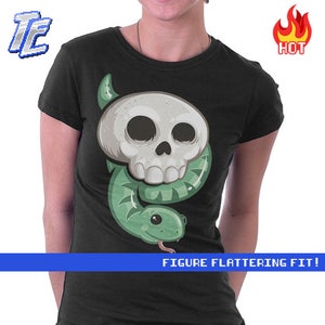 Womens : Dark Mark Shirt / Cute Shirt / Kawaii Tee / Potter T-shirt / Death Eater Tee / Harry T-shirt