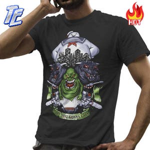 Unisex / heren: Ghostbusters Shirt / Stay Puft Shirt / Marshmallow Tee / Slimer T-shirt / Venkman Tee