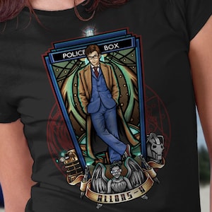 Doctor Who Shirt - Tenth Doctor - The Doctor Shirt- Time Lord - David Tennant- Timelord Shirt- Parody - Women's Tee