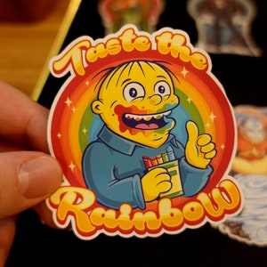The Simpsons, Simpsons Sticker, Ralph Wiggum, Vinyl Sticker, Individual Die Cut