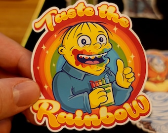 The Simpsons, Simpsons Sticker, Ralph Wiggum, Vinyl Sticker, Individual Die Cut