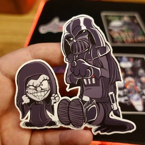 Darth Vader, Star Wars Sticker, Vinyl Sticker, Individual Die Cut, Funny Sticker, Calvin and Hobbes