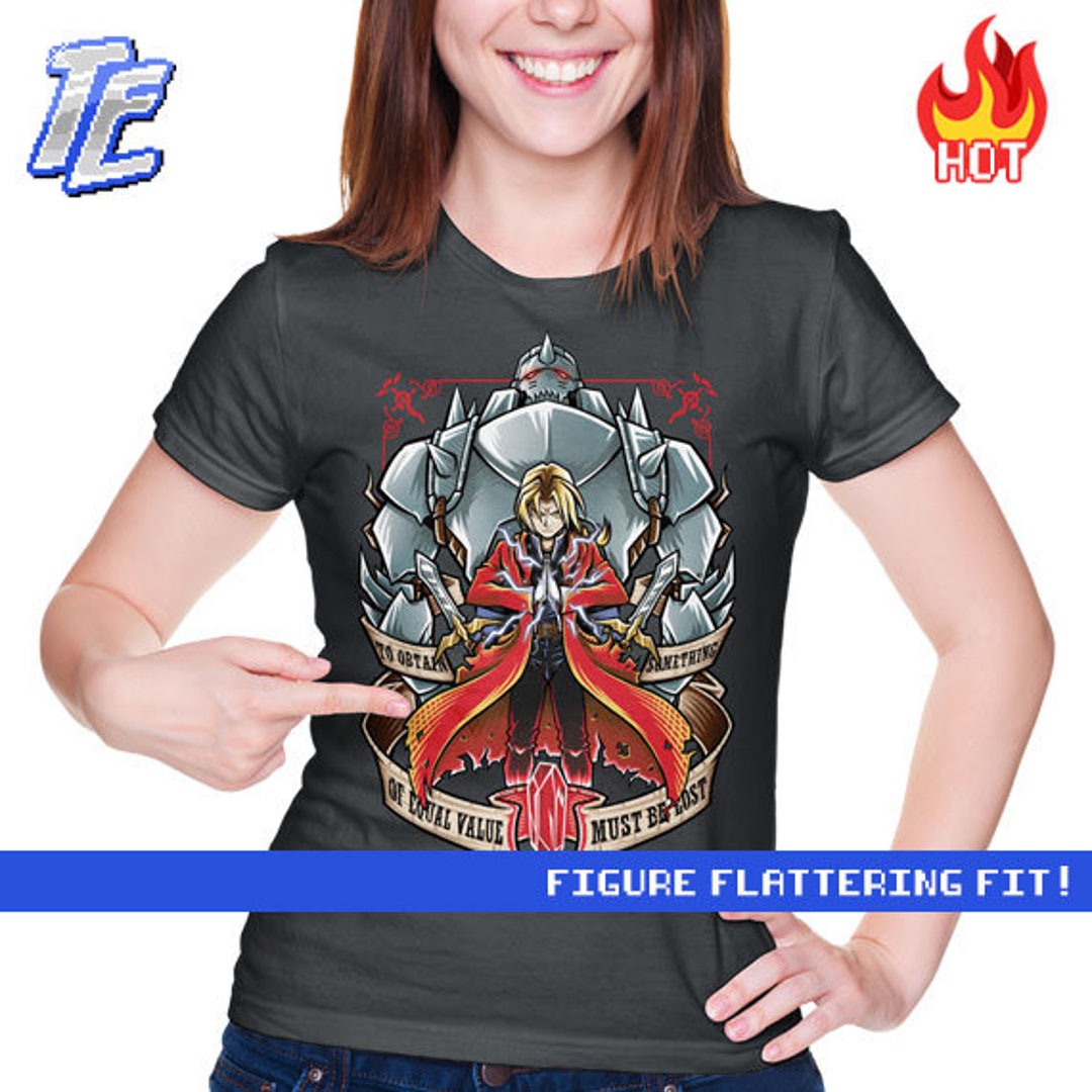 Fullmetal Alchemist Brotherhood Anime T Shirt 100% Cotton Fullmetal  Alchemist Characters Fullmetal Alchemist Dog Fullmetal