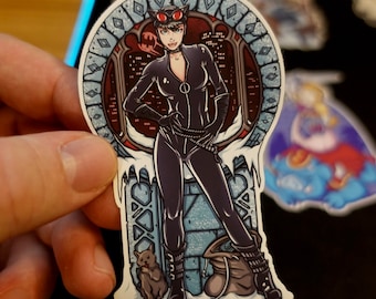 Catwoman, Catwoman Sticker, Vinyl Sticker, Individual Die Cut