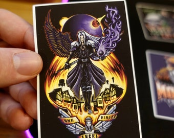 Sephiroth, Final Fantasy 7 Sticker, Vinyl Sticker, Individual Die Cut
