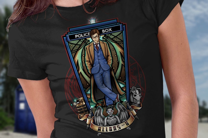 Doctor Who Shirt Tenth Doctor the Doctor Shirt Time Lord - Etsy