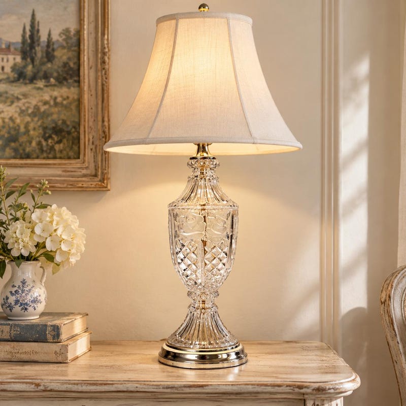 Conical Rattan Shade Vintage Lamp Table Maison - Etsy UK