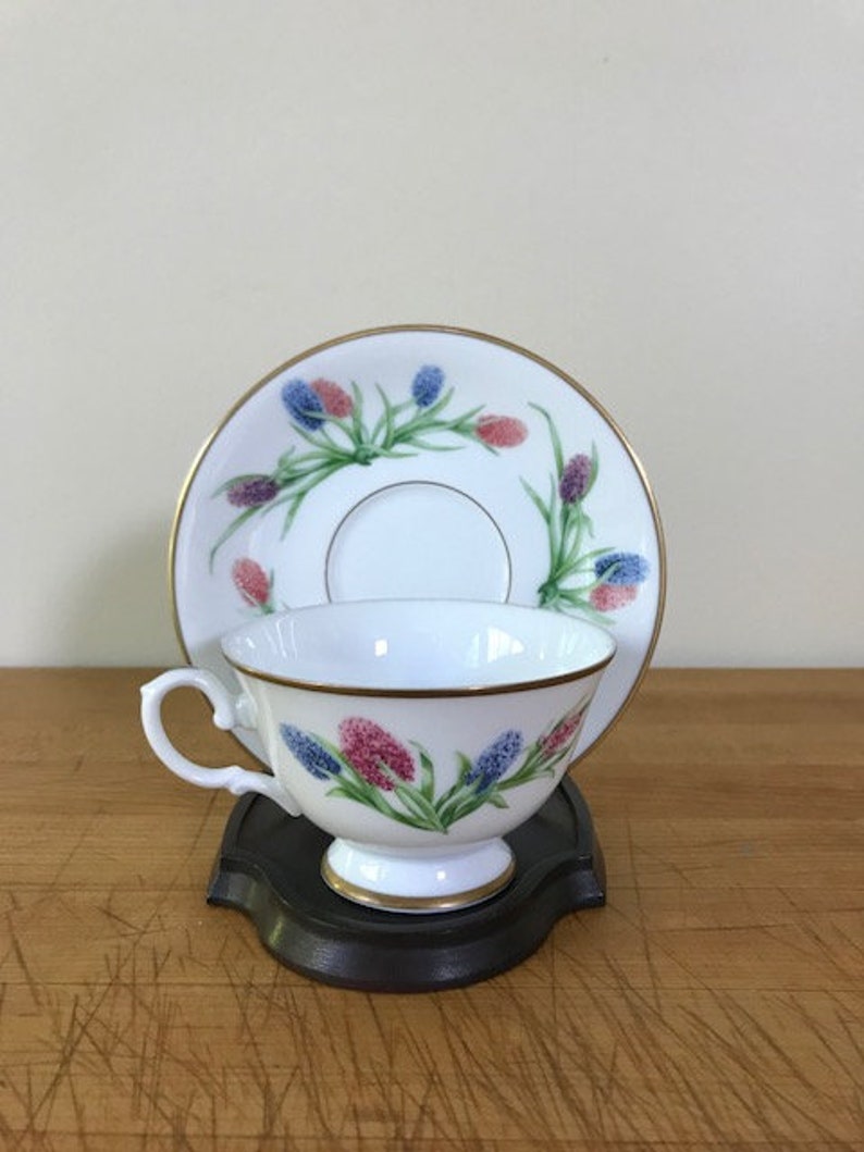 Hyacinthus Franklin Mint Porcelain VanNederland Series Tea Cup
