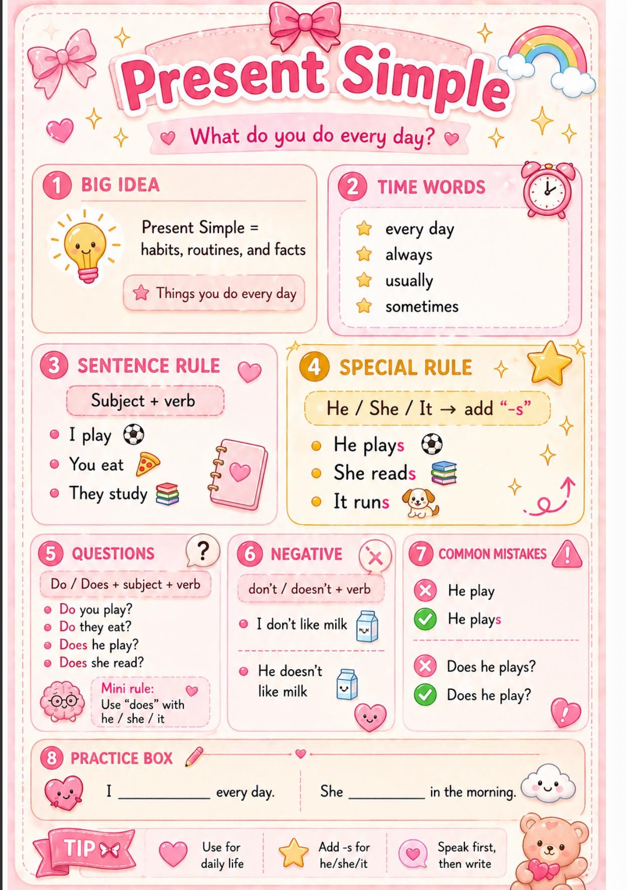 Ultimate English Tenses Bundle | ESL Grammar Games, Worksheets (ages 8 ...