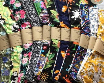 washable cloth menstrual pads