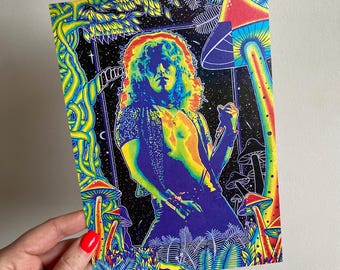 Robert Plant von Alice Segrave, Druck A5