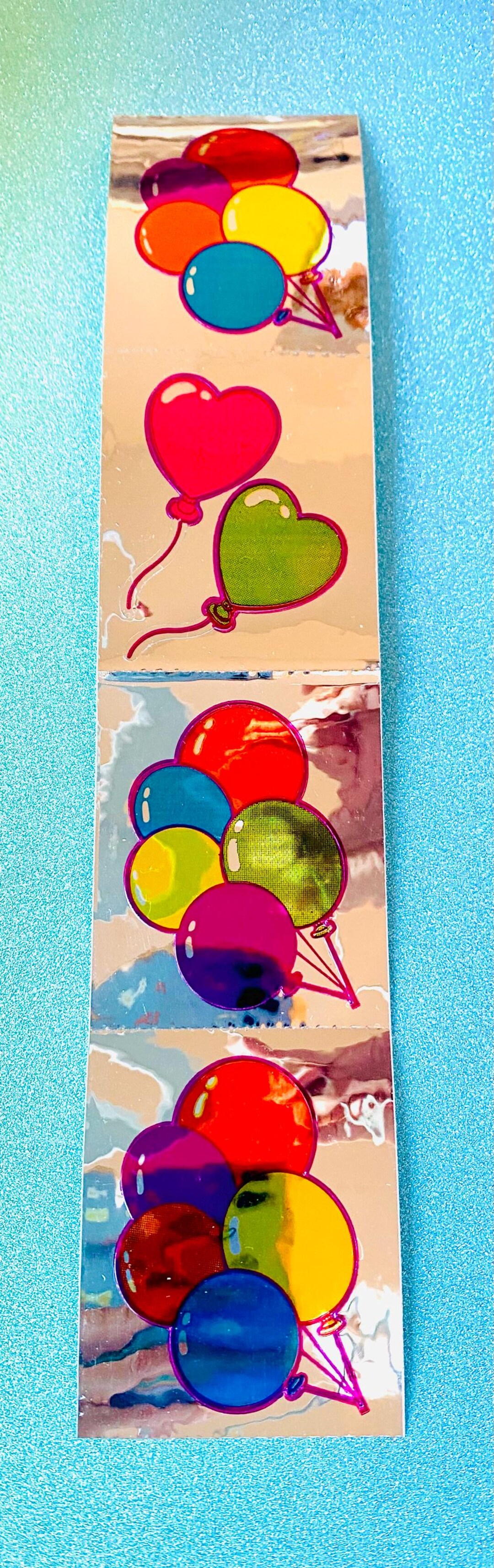 Vintage City Sticker Neon Mylar Balloons Stickers - Etsy