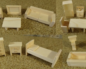 miniature toy furniture