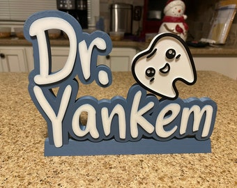 Custom Dentist Name Sign