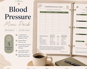 Blood Pressure Log Printable | Blood Pressure Tracker PDF | Health Binder Insert | Medical Organizer | Health Planner | Caregiver Binder