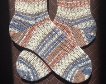 Jill2 Hand Cranked Knit Socks