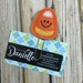 Candy Corn Bookmark, Halloween Planner Paper Clip, Felt Paperclip, Cute Stationary Page Marker for Calendars & Planners 