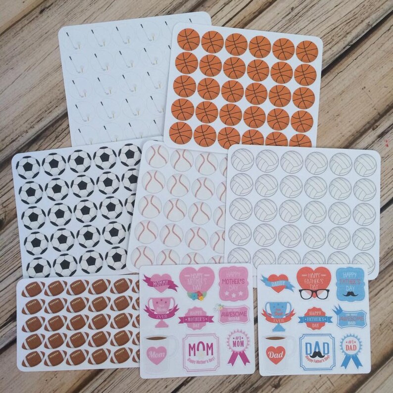 Sports Stickers Soccer Planner Stickers Sports Planner Etsy