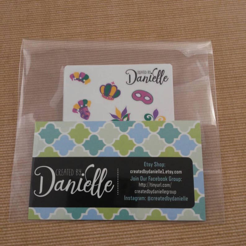 mardi gras planner stickers