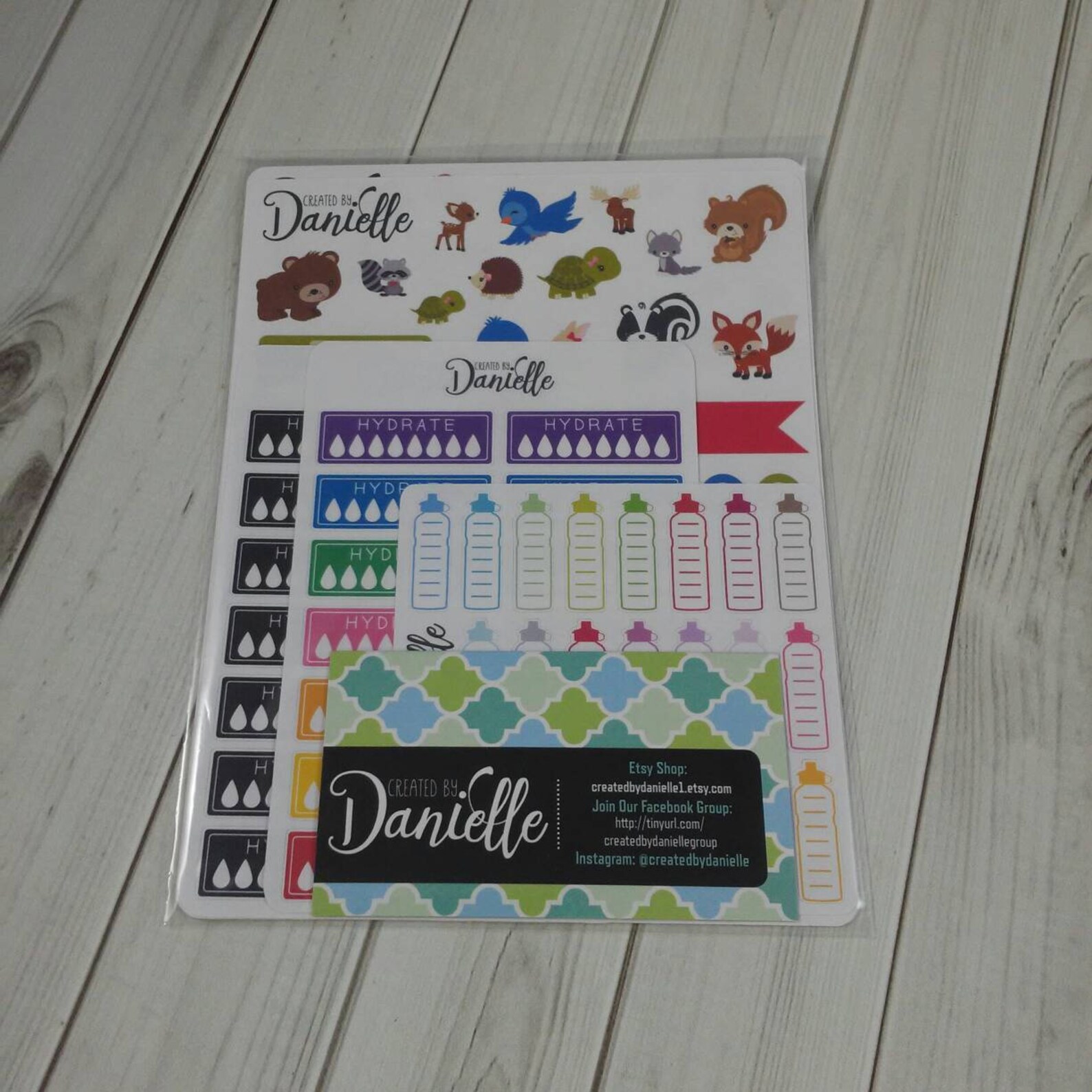 Hydrate Planner Stickers Water Planner Stickers Hydrate - Etsy