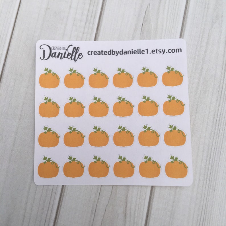 Pumpkin Planner Stickers Halloween Planner Stickers Fall | Etsy