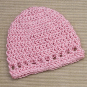 Crochet Pattern - 1 Newborn Cotton Candy Beanie Hat Pattern, Crochet Patterns for Babies, Baby Hat Crochet Pattern - Instant Download