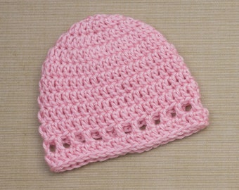 Crochet Pattern - 1 Newborn Cotton Candy Beanie Hat Pattern, Crochet Patterns for Babies, Baby Hat Crochet Pattern - Instant Download