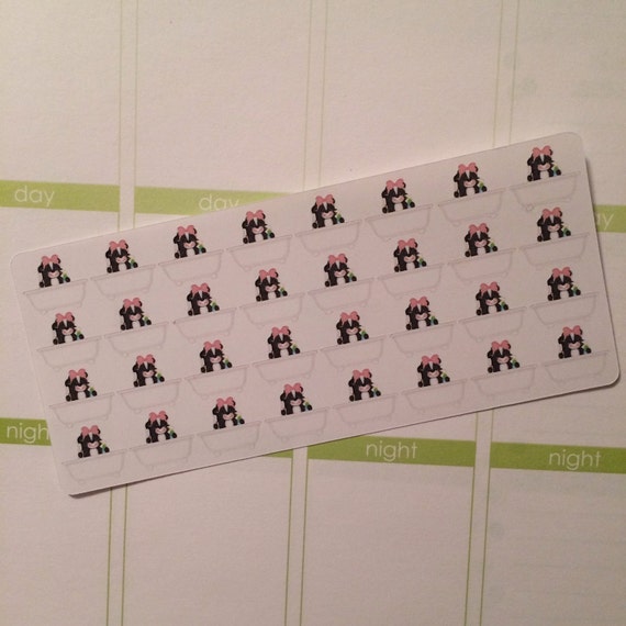 Cleaning Stinks Bathtub Stickers Cleaning Planner Sticker Etsy