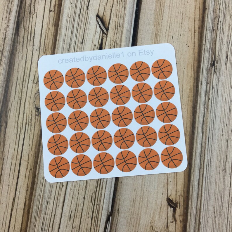 Sports Stickers Basketball Planner Stickers Sports Planner Etsy