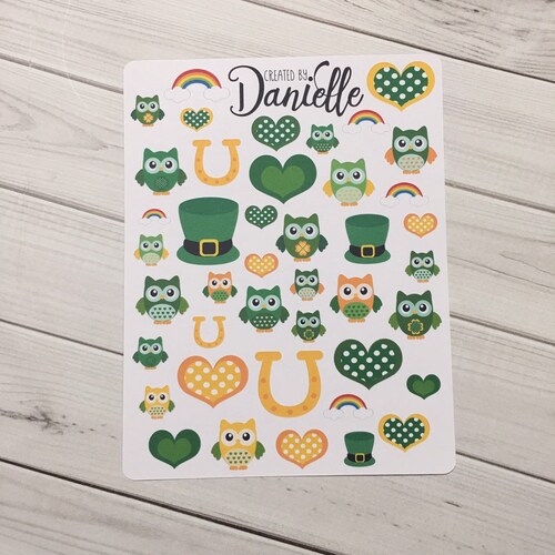 Printable Planner Stickers.ec Planner Kitfox and Owls | Etsy
