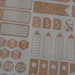 Rose Gold Planner Sticker Kit Functional Planner Stickers - Etsy