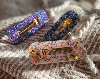 Epoxy Hair Clip-Barrette