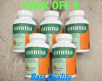 Suplemento Emma para la salud intestinal: apoyo digestivo, energía y metabolismo (60 cápsulas)