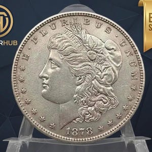 Juego de dólares de plata Morgan de 1878 – Colección histórica de monedas de plata antiguas de EE. UU.