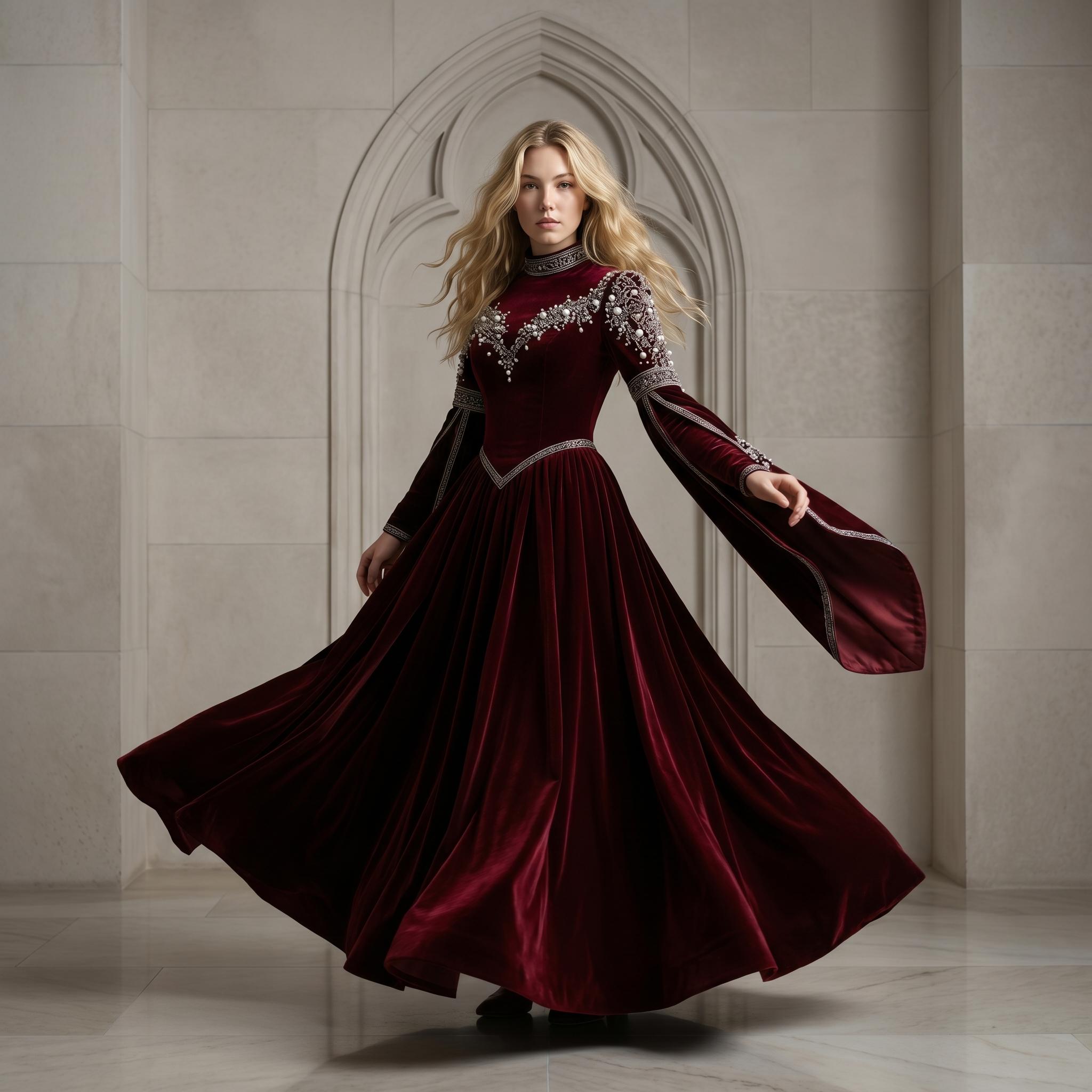 Burgundy Quinceanera Dress With Sleeves - Etsy
