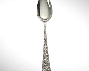 Kirk Repoussé Sterling medium serveerlepel 8" S Kirk & Son