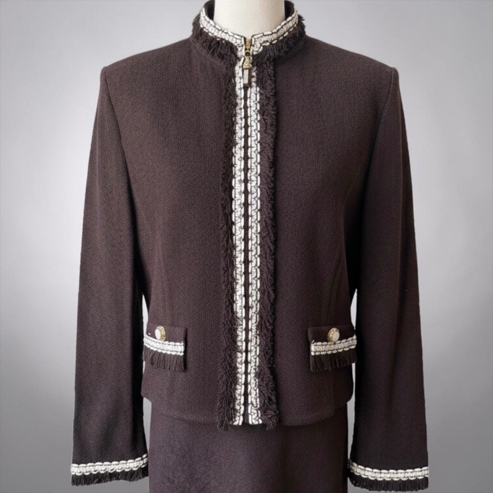ST.JOHNセント·ジョン/セットアップ/高級ニットフォーマル/サイズ8 St Johns Suits - Etsy