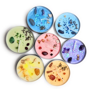 Complete Chakra Candle Set of 7 Specially Charged Balancing and Activation Energy Renewal Gift Set