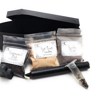 Coffin Box Spell Kit Hoodoo DIY Hoodoo Voodoo Witchcraft Magick