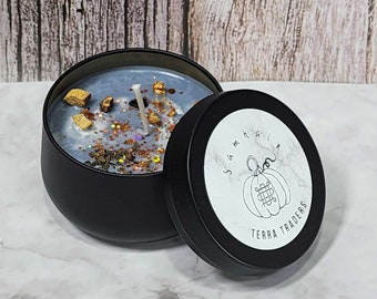 Samhain Sabbat Container Candle