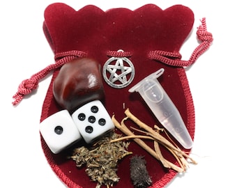 Gambler's Mojo Gris-Gris Hand Hoodoo Root Work Conjure Witchcraft Casino Hit Big Gift