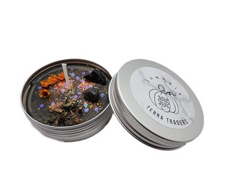 Samhain Sabbat Wiccan Altar Spell Candle