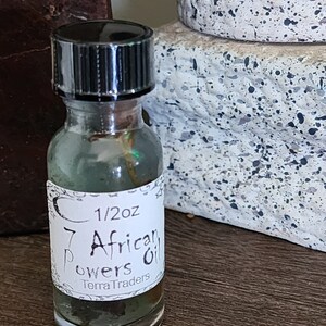 7 African Powers Oil Hoodoo Conjure Witchcraft
