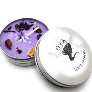 Oya Orisha Conjure Candle