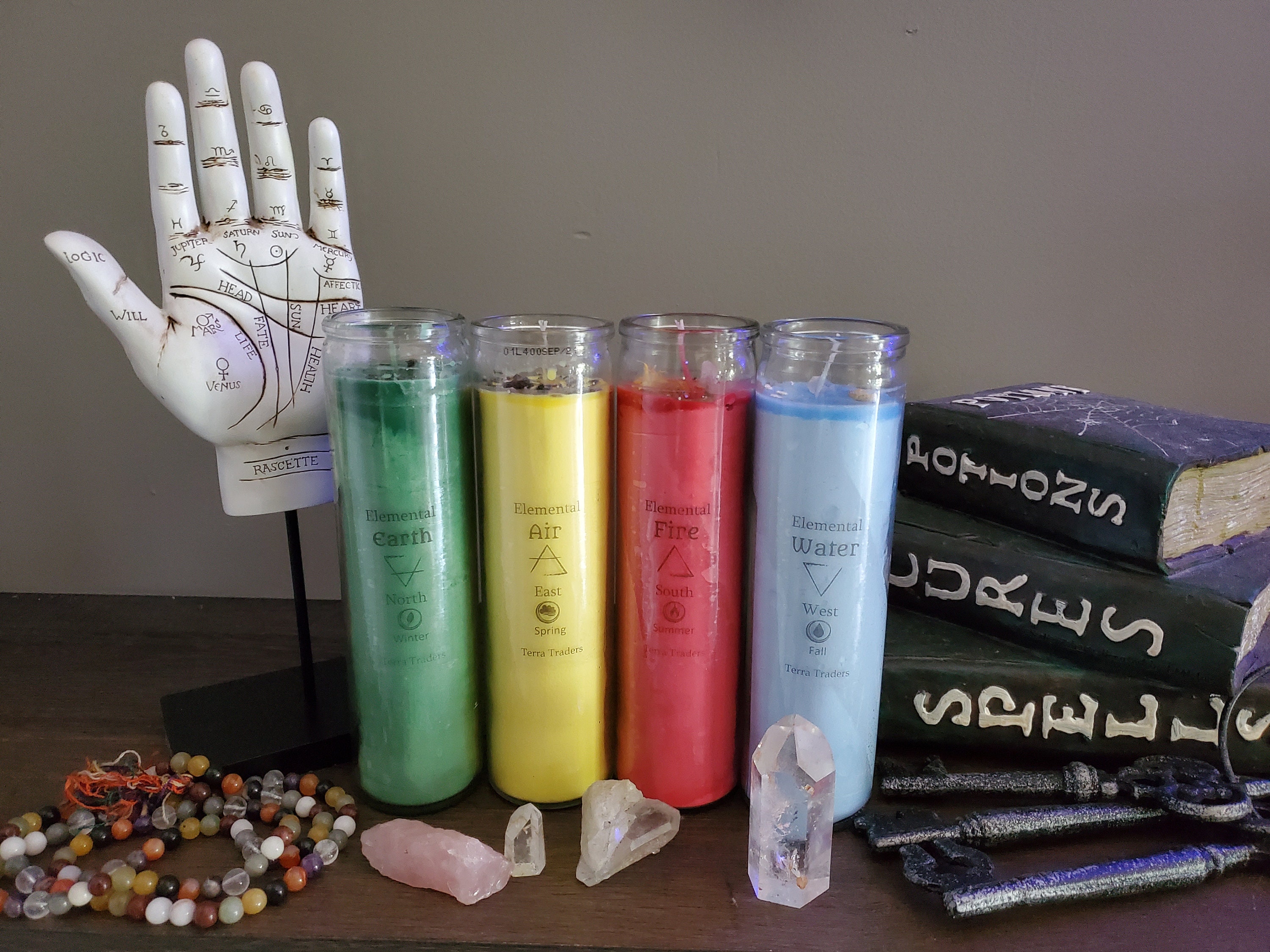 Elemental Candle Altar Set - Etsy